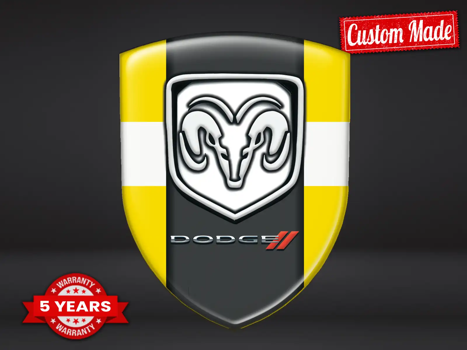 Dodge Selfadhesive Car Stickers Custom Design Superior Labels